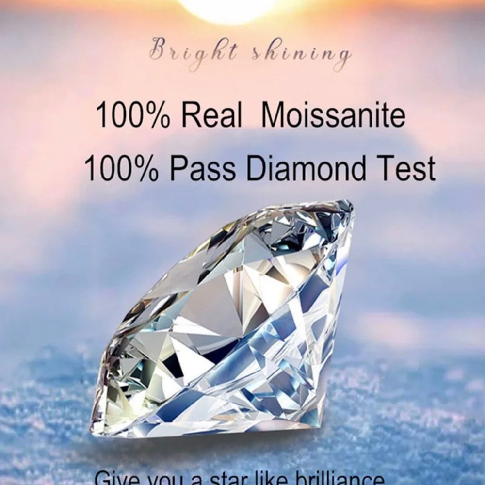 Ring mossanite - Picture 7 of 9